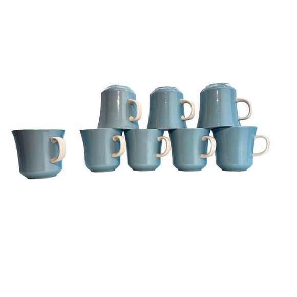 Mikasa Cera Stone MAGGI BLUE & WHITE Coffee MUG CUPS - Picture 9 of 14